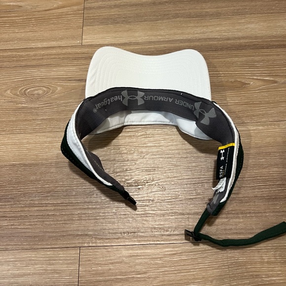 USF Under Armour Adjustable Visor White and Green University of South Florida - Picture 7 of 10